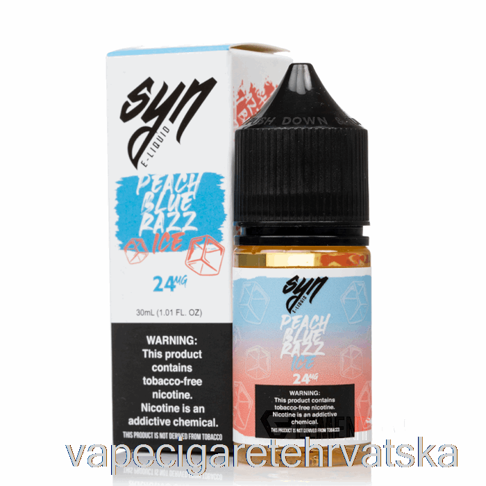 Vape Cigarete Ice Peach Blue Razz - Sin Soli - 30ml 24mg